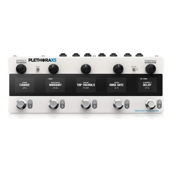 Pedaleira Tc Electronic Plethora X5 Com 5 Blocos