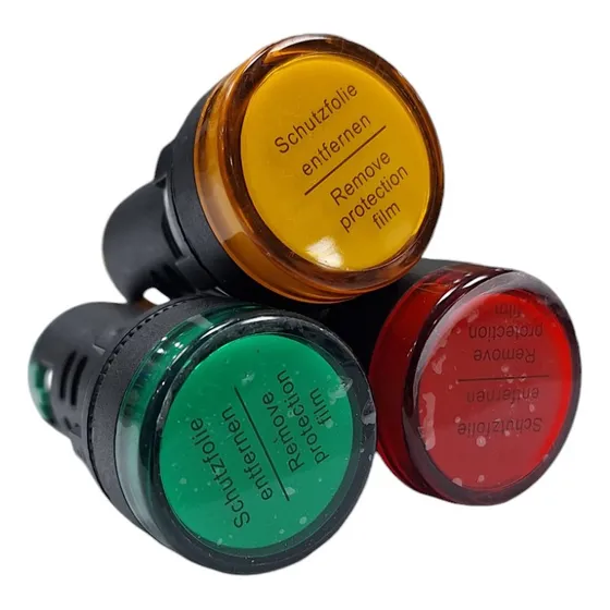Luz Piloto Led 22mm 85/265v Verde Roja Amarilla