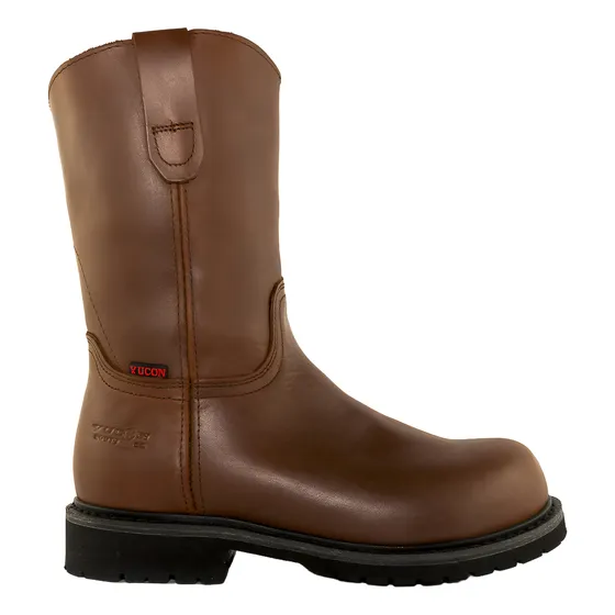 Bota De Trabajo Industrial Con Casco De Acero Uso Rudo Yucon