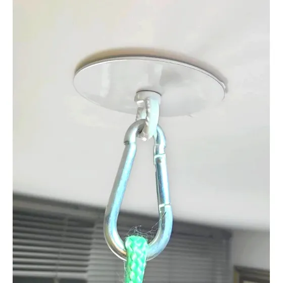 Suporte Teto De Gesso Tecido Acrobático Circense Sedas Aérea