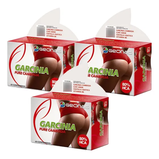 Promo X 3! Garcinia Cambogia (60 Comp)- Adelgazante- Msa