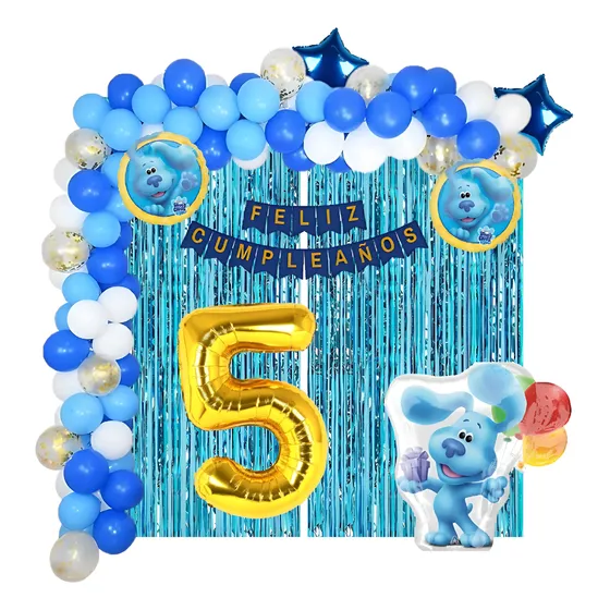 Combo Arco De Globos Las Pistas De Blue Decoracion Cotillon