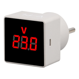 Monitor Digital De Medição De Tensão Eu Plug Ac 50-380v Volt Monitor Digital De Medição De Tensão Eu Plug Ac 50-380v Volt