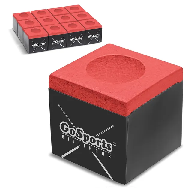 Paquete De 12 Cubos De Tiza Premium Para Taco De Billar