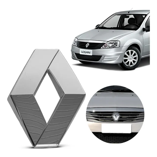 Emblema Grade Logan Sandero Symbol 2011 Em Diante Original
