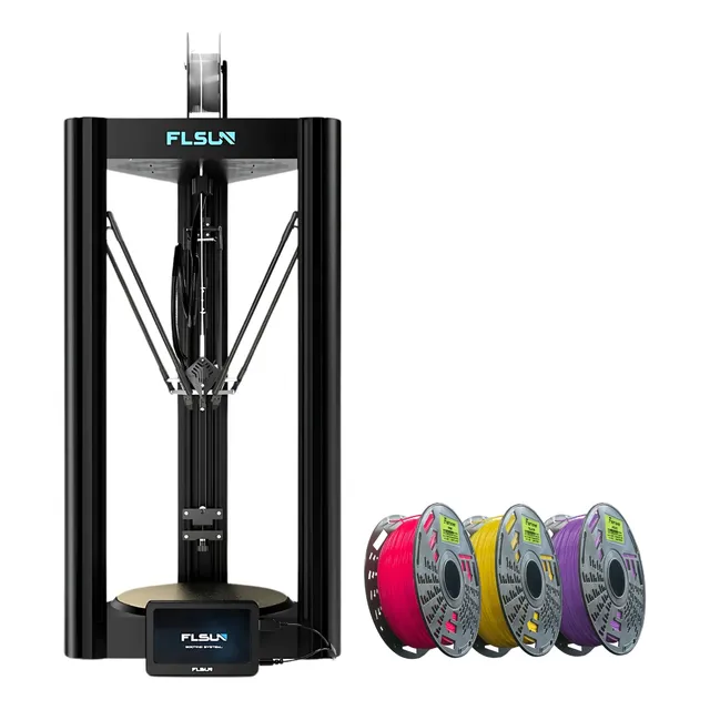Impresora 3d Fdm Delta Flsun V400 Ultrarápida + 3k Pla