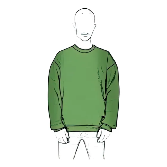 ( Moldes De Ropa)  Buzo Oversize Hombre 2106