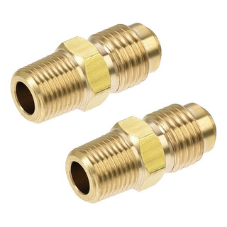 2 Conector Adaptador Tubo Rosca Macho De 1/4 Sae A 1/8 Npt 2 Conector Adaptador Tubo Rosca Macho De 1/4 Sae A 1/8 Npt