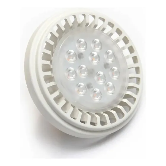 Lampara Ar111 Led Dimerizable 12w = 100w GU10 220v Luz Calida 3000°k