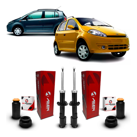 Par Amortecedor + Kit Dianteiro Chery Face 2010 2011 2012 13 Par Amortecedor + Kit Dianteiro Chery Face 2010 2011 2012 13