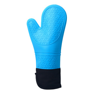 Guantes De Cocina De Silicona Con Forro De Algodón Acolchado Guantes De Cocina De Silicona Con Forro De Algodón Acolchado
