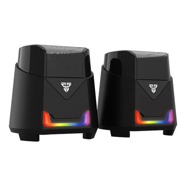 Parlantes Gamer Fantech Gs205 Hellscream Rgb Jack 3.5 Color Negro