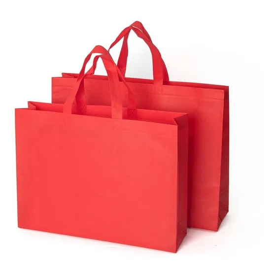 Bolsa Ecológica - Rojo - Paquete X 100 Unidades