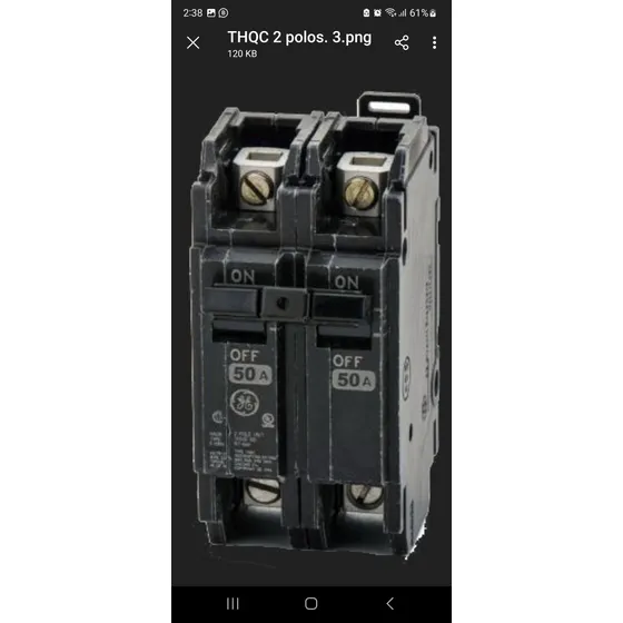 Breaker General Electric Superficial 2x20 Hasta 2x60