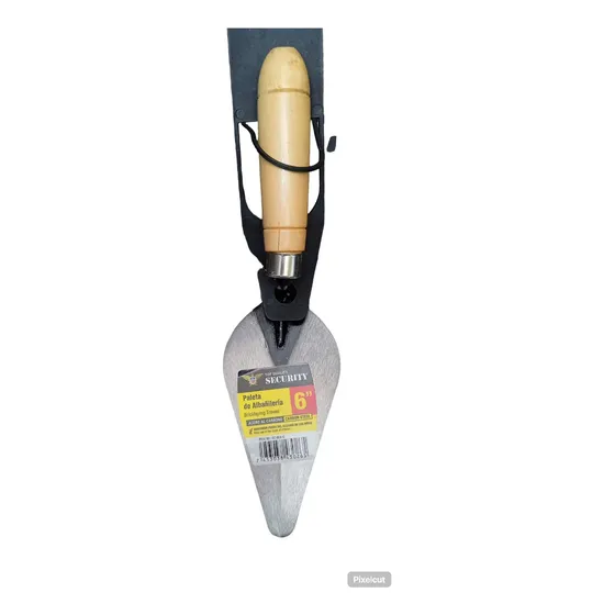 Cuchara Albañil 6  Mango De Madera Security