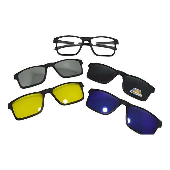 Monturas De Lentes Con Sobre Lente Para El Sol Moda 
