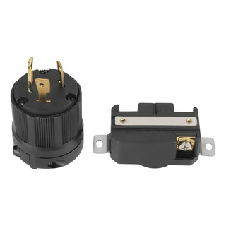 Plugue L6-30p Nema L6-30r 30a 250v Twist Lock Elétrico De 3 Plugue L6-30p Nema L6-30r 30a 250v Twist Lock Elétrico De 3