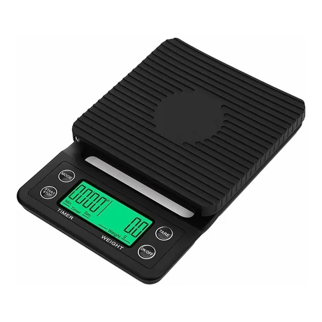 Gramera Profesional Digital Con Temporizador De 0.1g - 3kg