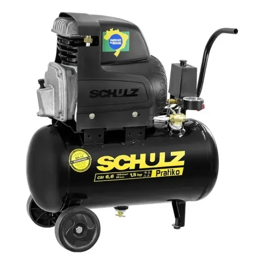 Compressor Schulz Csi 6.6 Pratiko 20 Litros 120 Libras 1.5 C