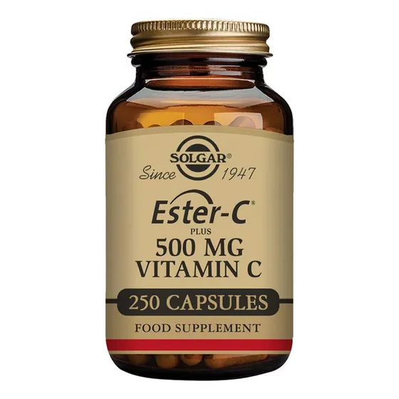 Suplemento Solgar Ester-c Plus 500 Mg De Vitamina C 250 Cáps