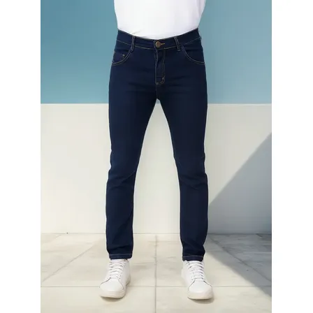 Calça Masculina Jeans Destroyer Azul Com Lycra Premium