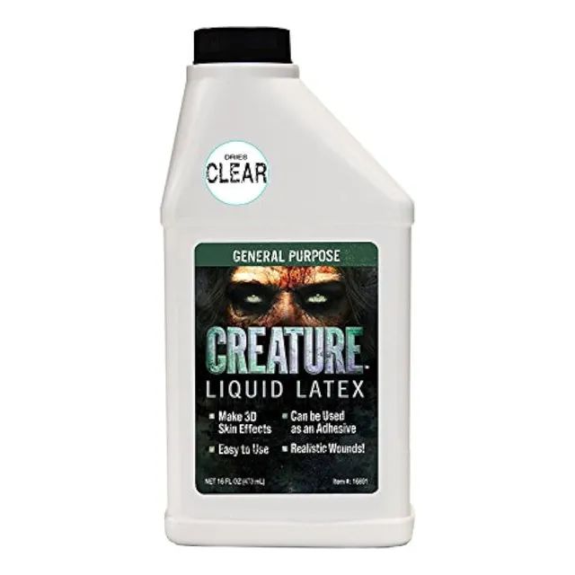 Látex Líquido Creature 16 Oz - Efectos Especiales Claros 