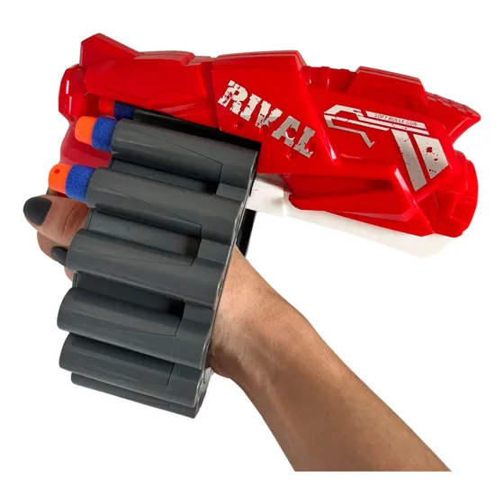 Brinquedo C/ Inmetro Lança Dardos Rival Nerf Super Shoot