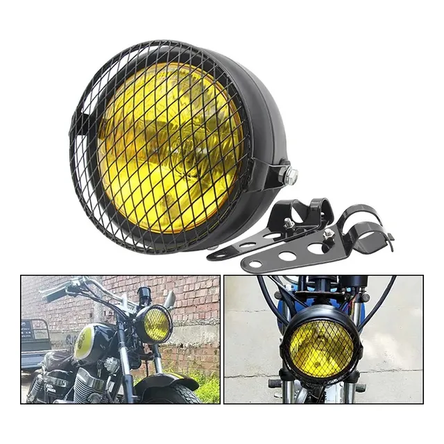 Faro Para Moto Ambar Universal 35w 6.5 Pulgadas 