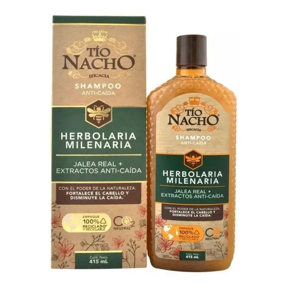 Tio Nacho Shampoo Herbolaria Fortalecedor Milenaria 415ml 