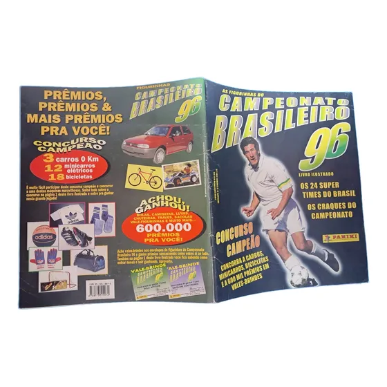 Álbum De Figurinhas Campeonato Brasileiro 1996 Quase Vazio