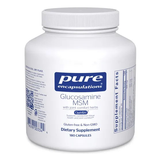 Suplemento Pure Encapsulations Glucosamine Msm 180 Cápsulas