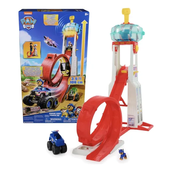 Paw Patrol Cuartel General Luz Sonido Lanzador Carros Chase