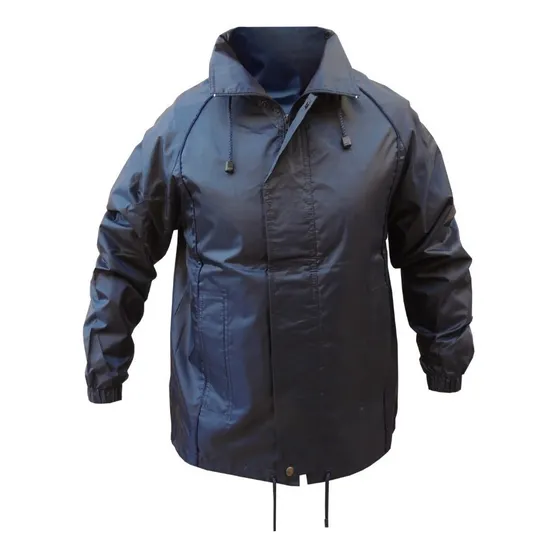Rompeviento Hombre Talle Grande  Impermeable Capucha Campera
