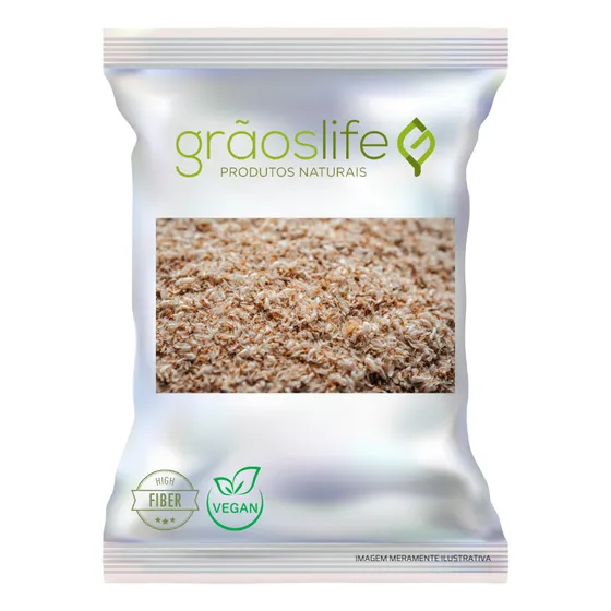 Psyllium Husk 100% Importado Fonte De Fibras 1kg