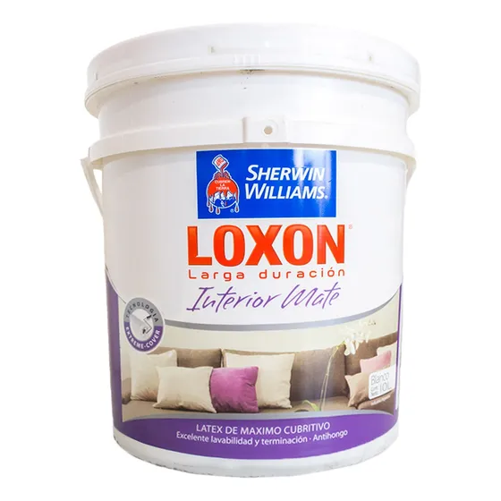 Sherwin Williams Loxon Interior Mate blanca 10L