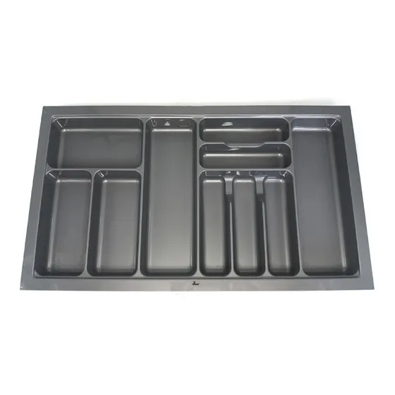 Cubertero Gris Plástico Abs Módulo 90 Cm