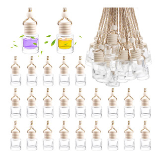 50 Botellas Colgantes De Vidrio Para Ambientador De Coche 50 Botellas Colgantes De Vidrio Para Ambientador De Coche
