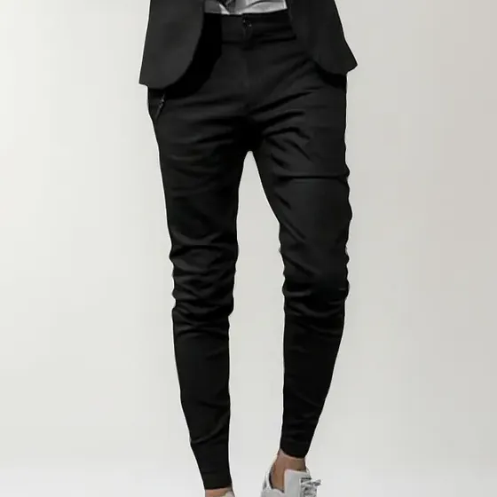 Pantalon De Vestir Chupin Elastizados Slim Fit