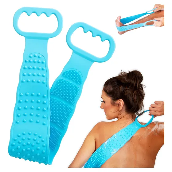 Cepillo Esponja De Ducha Para Espalda De Silicona, Calidad  