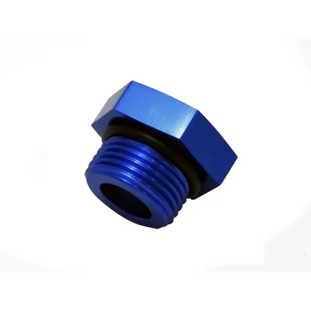 Tapon Aluminio An4 Azul C/ Oring Ftx