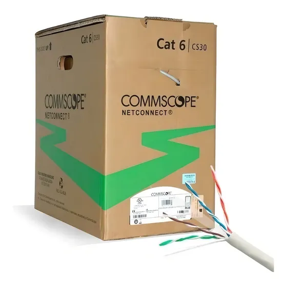 Cable De Red Utp Cat 6 Commscope Amp 305 Metros