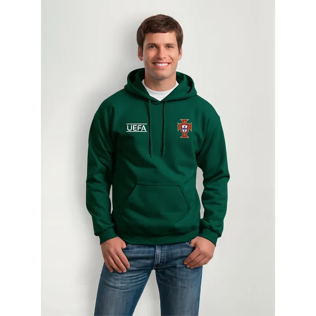 Buzo Hoodie Con Capota Euro Portugal Copa Mundo Futbol Jugar