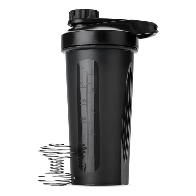 Botella Mezcladora De Proteínas Negro 828ml Incluye Bola Bat