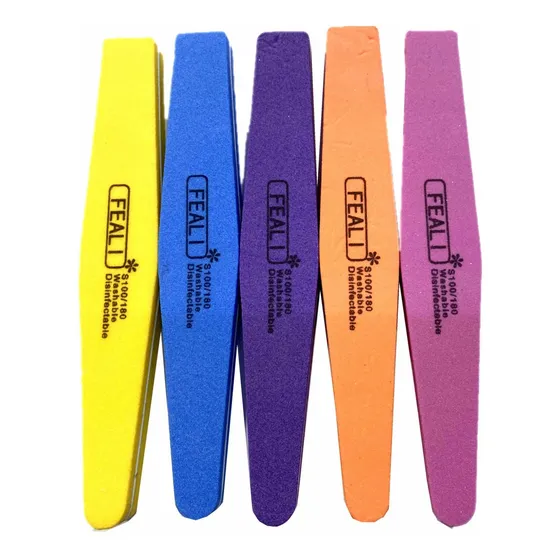 Set 10 Limas Pulidores 100/180 Lavables Feali