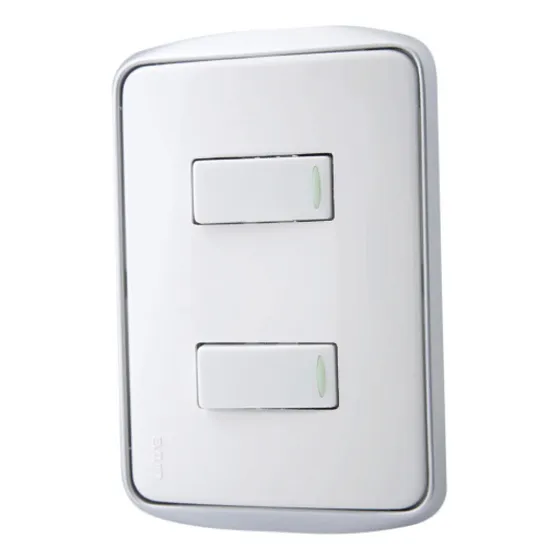 Interruptor Doble Ultra Blanco Ciles