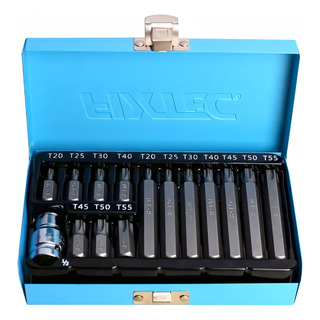 Juego De Dados Torx De 1/2 15 Piezas Fixtec Juego De Dados Torx De 1/2 15 Piezas Fixtec