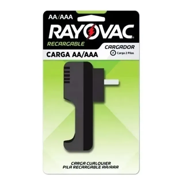 Cargador De Pilas Aa/aaa Ps61 220v Carga 2 Pilas Rayovac