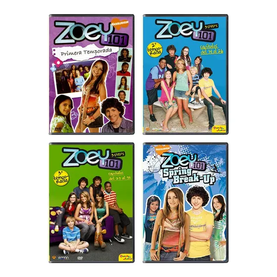 Zoey 101 Serie Completa Nickelodeon Español Latino Dvd