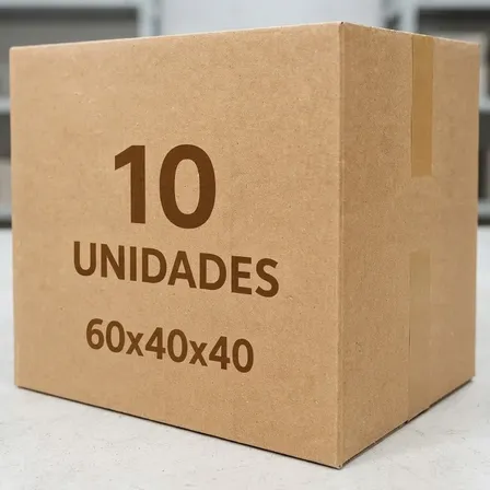 10 Caixas De Papleão 60x40x40 Para Mudança Envios