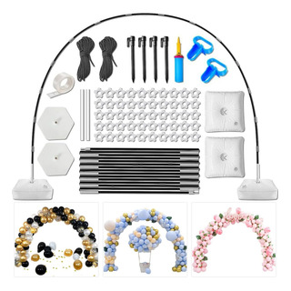 Soporte De Arco De Globos 10x9 Pies, Kit Ajustable Con Base Soporte De Arco De Globos 10x9 Pies, Kit Ajustable Con Base